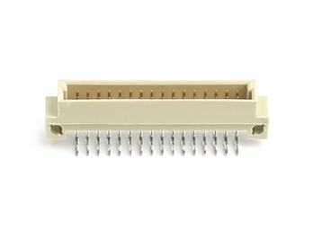 European style socket, 2 rows, 90 degree male seat