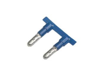 Bullet shaped male and female terminals